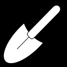outils de jardin / pelle